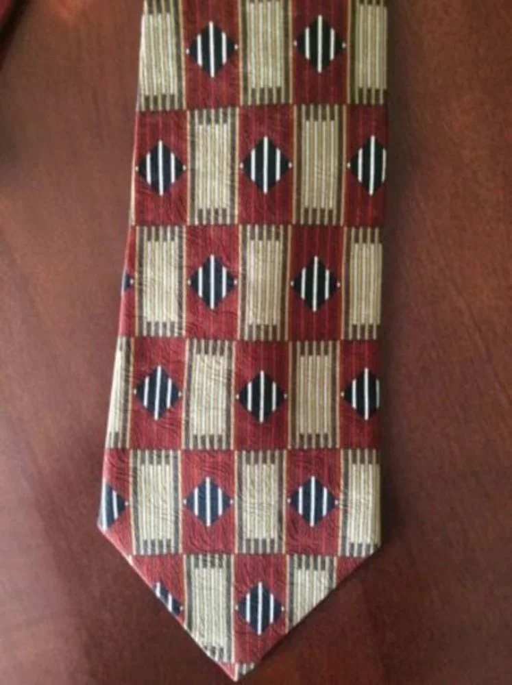 LOUIS ROTH Mens Neck Tie 100% Silk